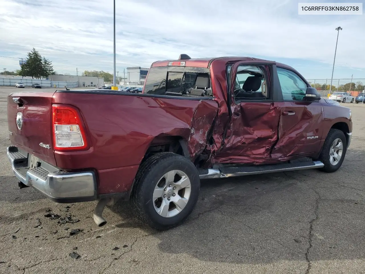 1C6RRFFG3KN862758 2019 Ram 1500 Big Horn/Lone Star