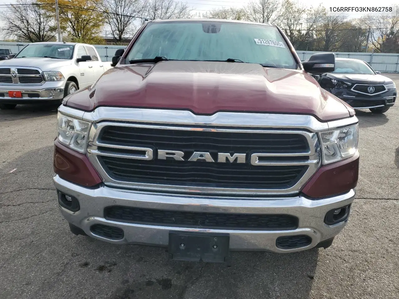 1C6RRFFG3KN862758 2019 Ram 1500 Big Horn/Lone Star