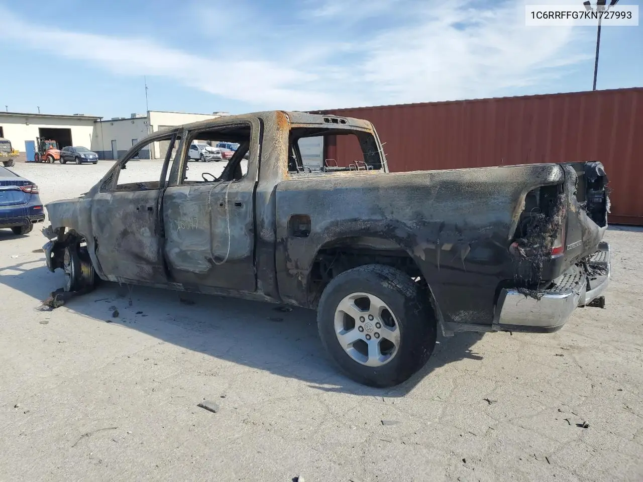 1C6RRFFG7KN727993 2019 Ram 1500 Big Horn/Lone Star