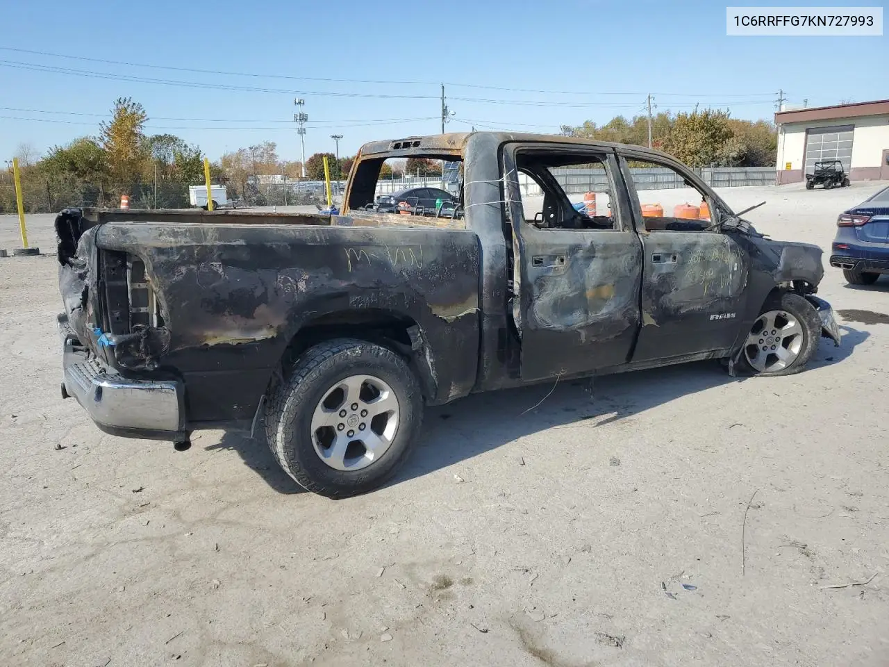 1C6RRFFG7KN727993 2019 Ram 1500 Big Horn/Lone Star