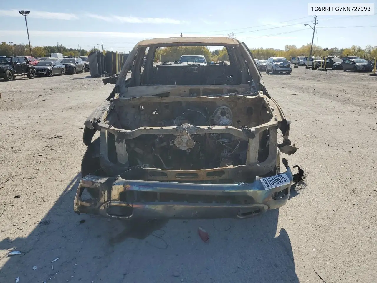 1C6RRFFG7KN727993 2019 Ram 1500 Big Horn/Lone Star