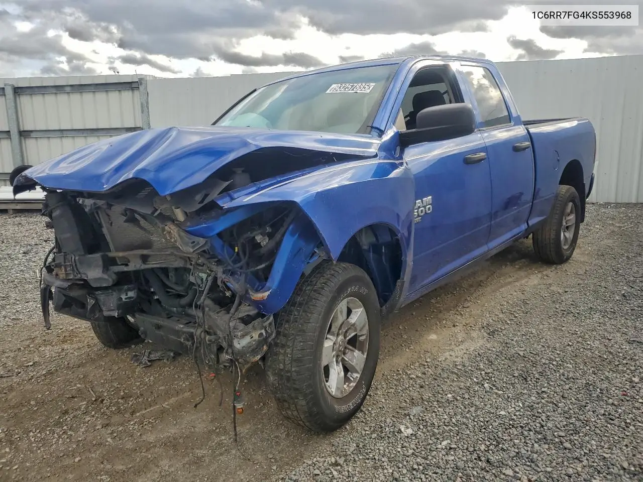1C6RR7FG4KS553968 2019 Ram 1500 Classic Tradesman
