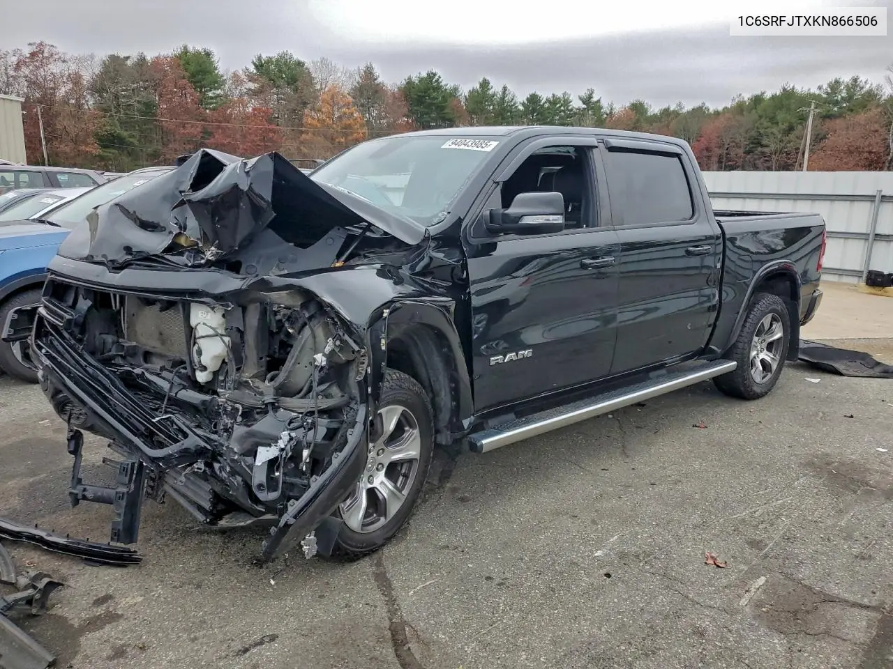 1C6SRFJTXKN866506 2019 Ram 1500 Laramie