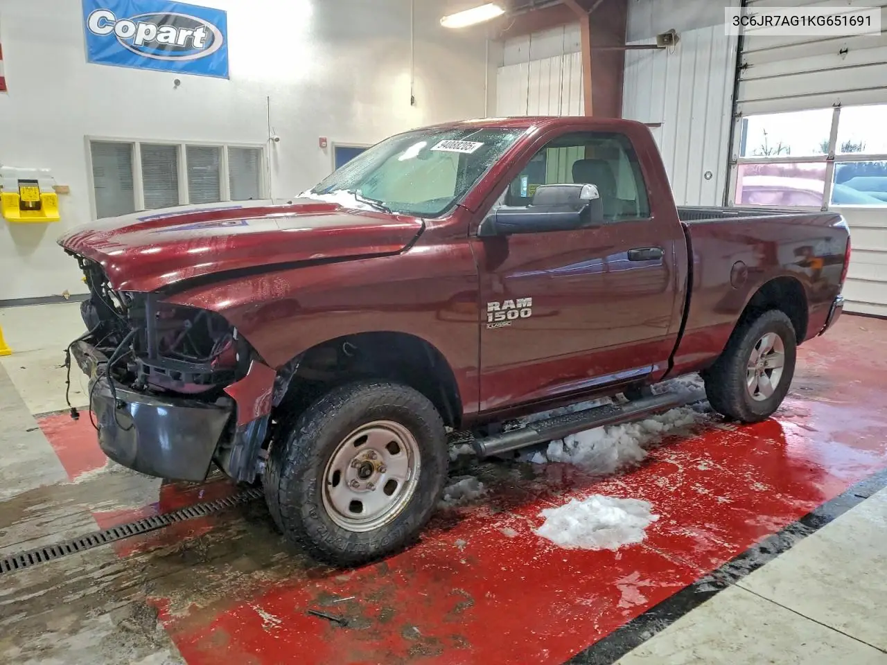 3C6JR7AG1KG651691 2019 Ram 1500 Classic Tradesman