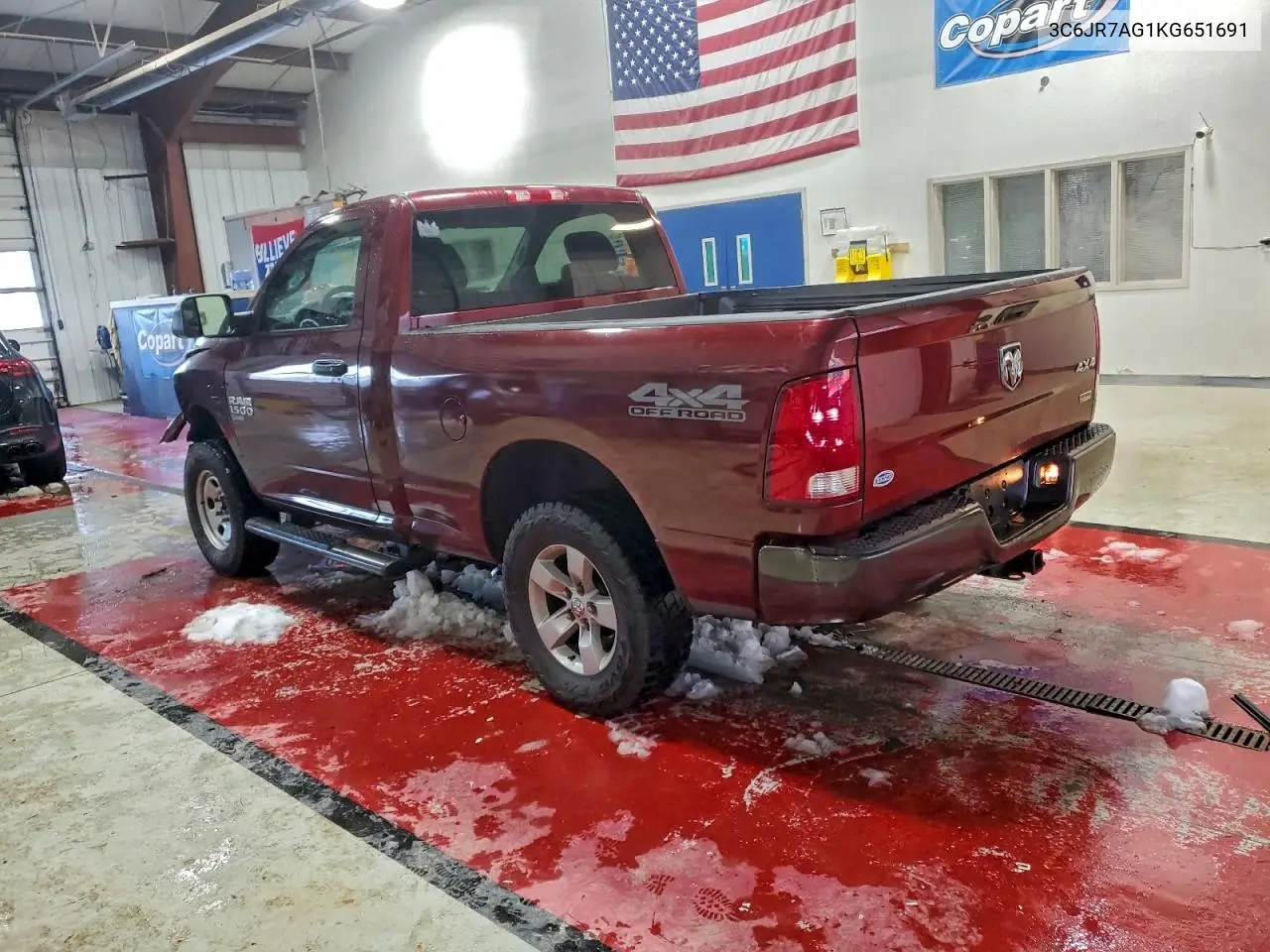 3C6JR7AG1KG651691 2019 Ram 1500 Classic Tradesman