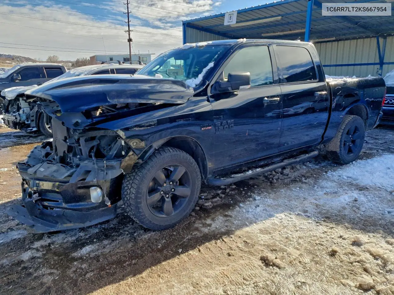 1C6RR7LT2KS667954 2019 Ram 1500 Classic Slt
