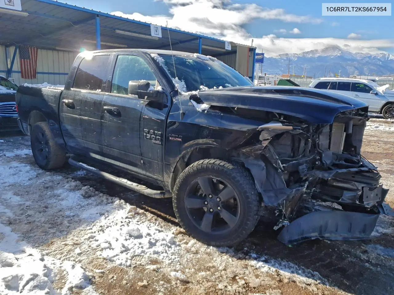1C6RR7LT2KS667954 2019 Ram 1500 Classic Slt