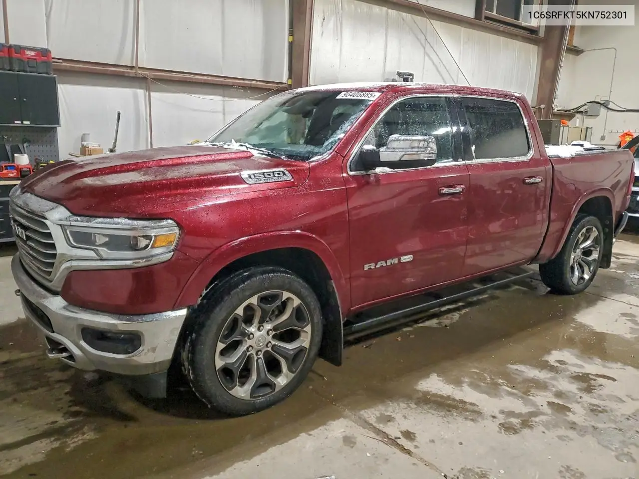 1C6SRFKT5KN752301 2019 Ram 1500 Longhorn