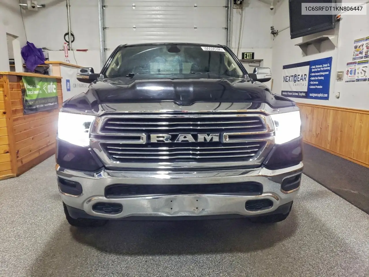 1C6SRFDT1KN806447 2019 Ram 1500 Laramie