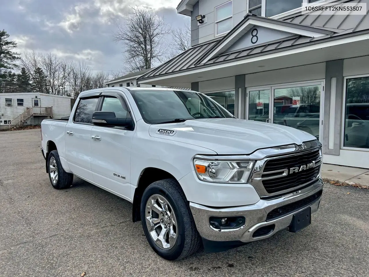 1C6SRFFT2KN553507 2019 Ram 1500 Big Horn/Lone Star 4X4 5'7 Box