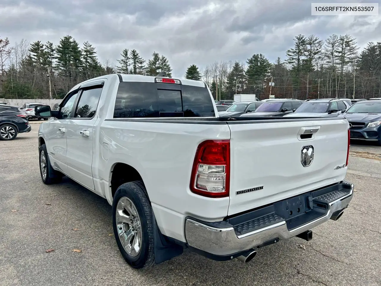1C6SRFFT2KN553507 2019 Ram 1500 Big Horn/Lone Star 4X4 5'7 Box