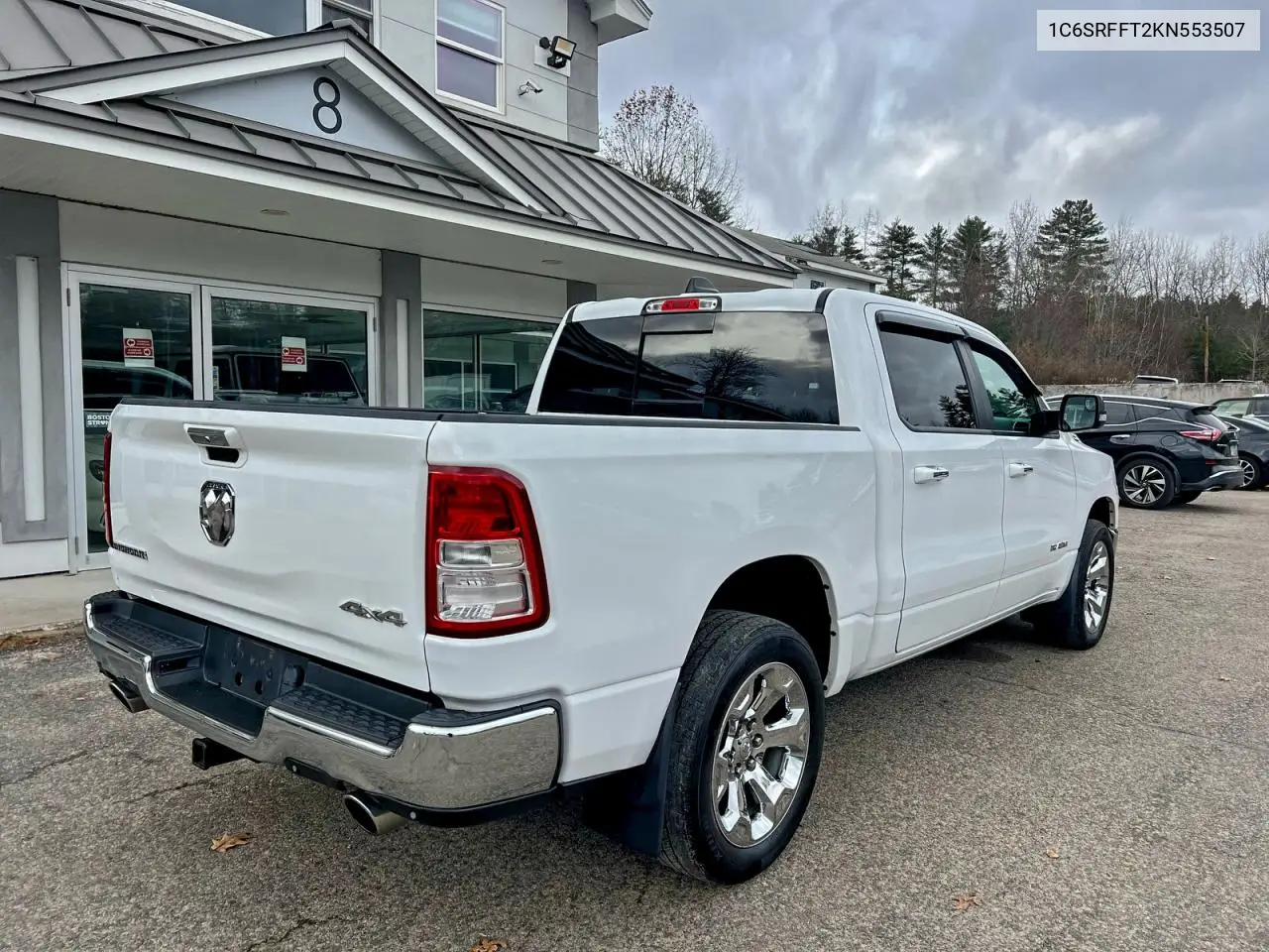 1C6SRFFT2KN553507 2019 Ram 1500 Big Horn/Lone Star 4X4 5'7 Box