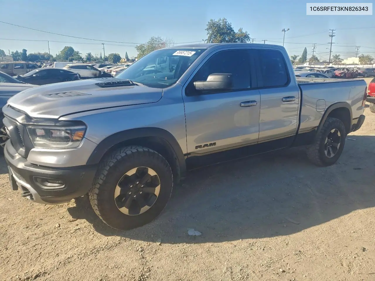 1C6SRFET3KN826343 2019 Ram 1500 Rebel