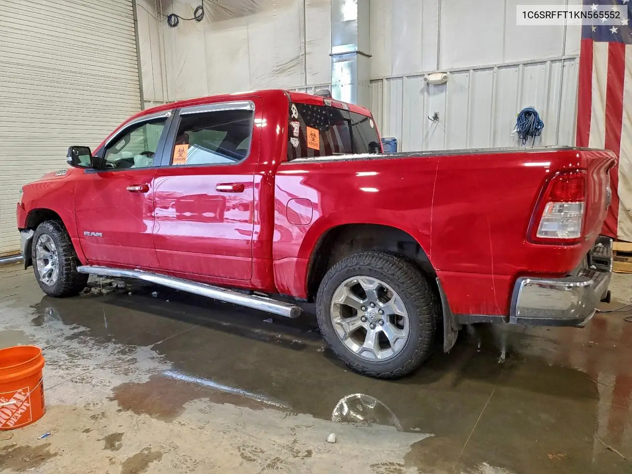 1C6SRFFT1KN565552 2019 Ram 1500 Big Horn/Lone Star