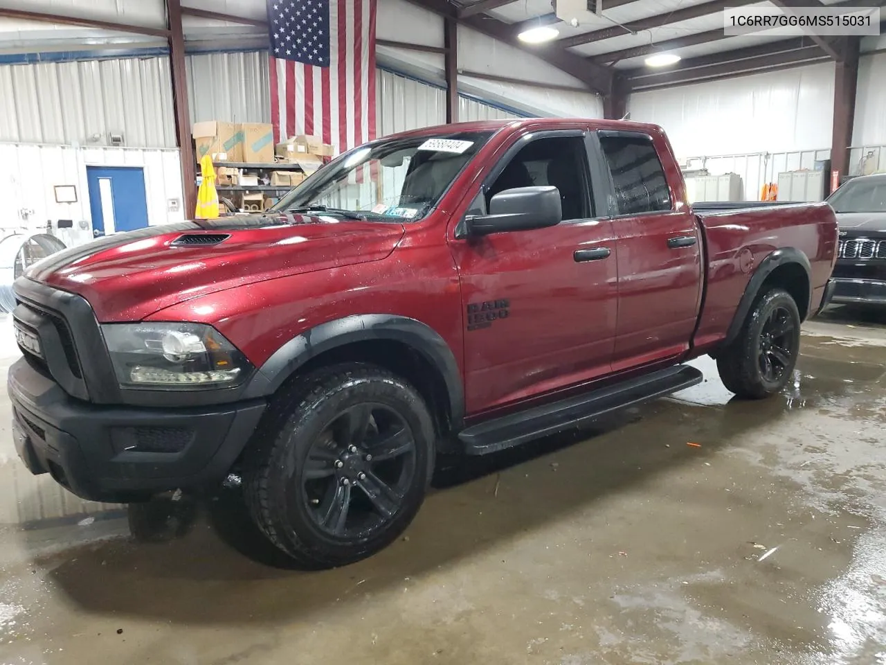 2021 Ram 1500 Classic Slt VIN: 1C6RR7GG6MS515031 Lot: 69580404