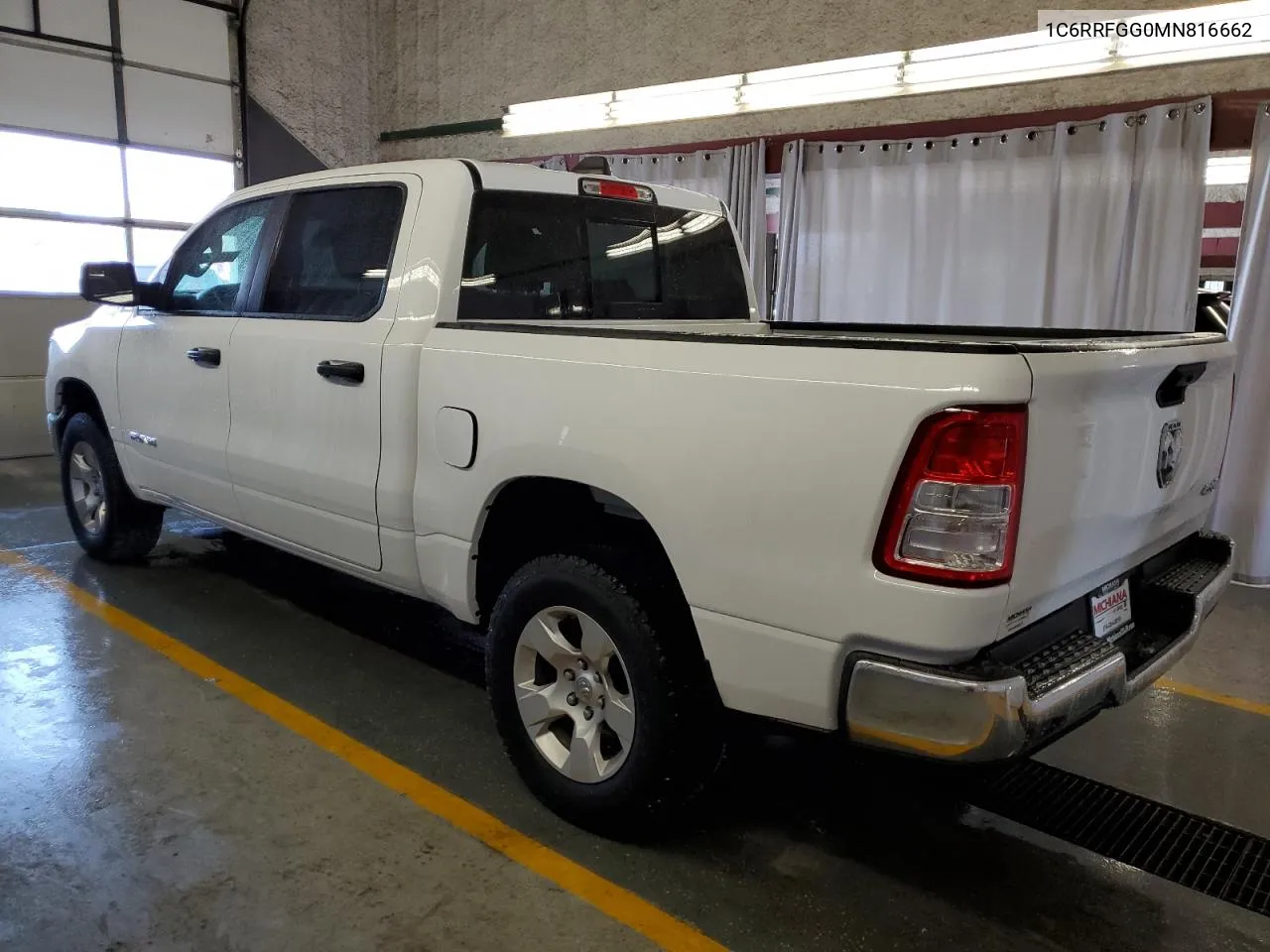 2021 Ram 1500 Tradesman VIN: 1C6RRFGG0MN816662 Lot: 71198994