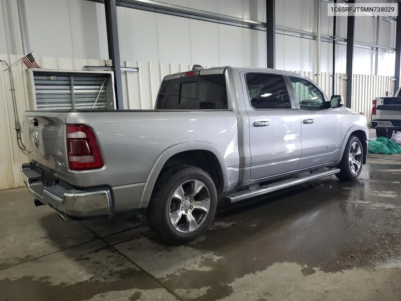 2021 Ram 1500 Laramie VIN: 1C6SRFJT5MN738029 Lot: 72367414