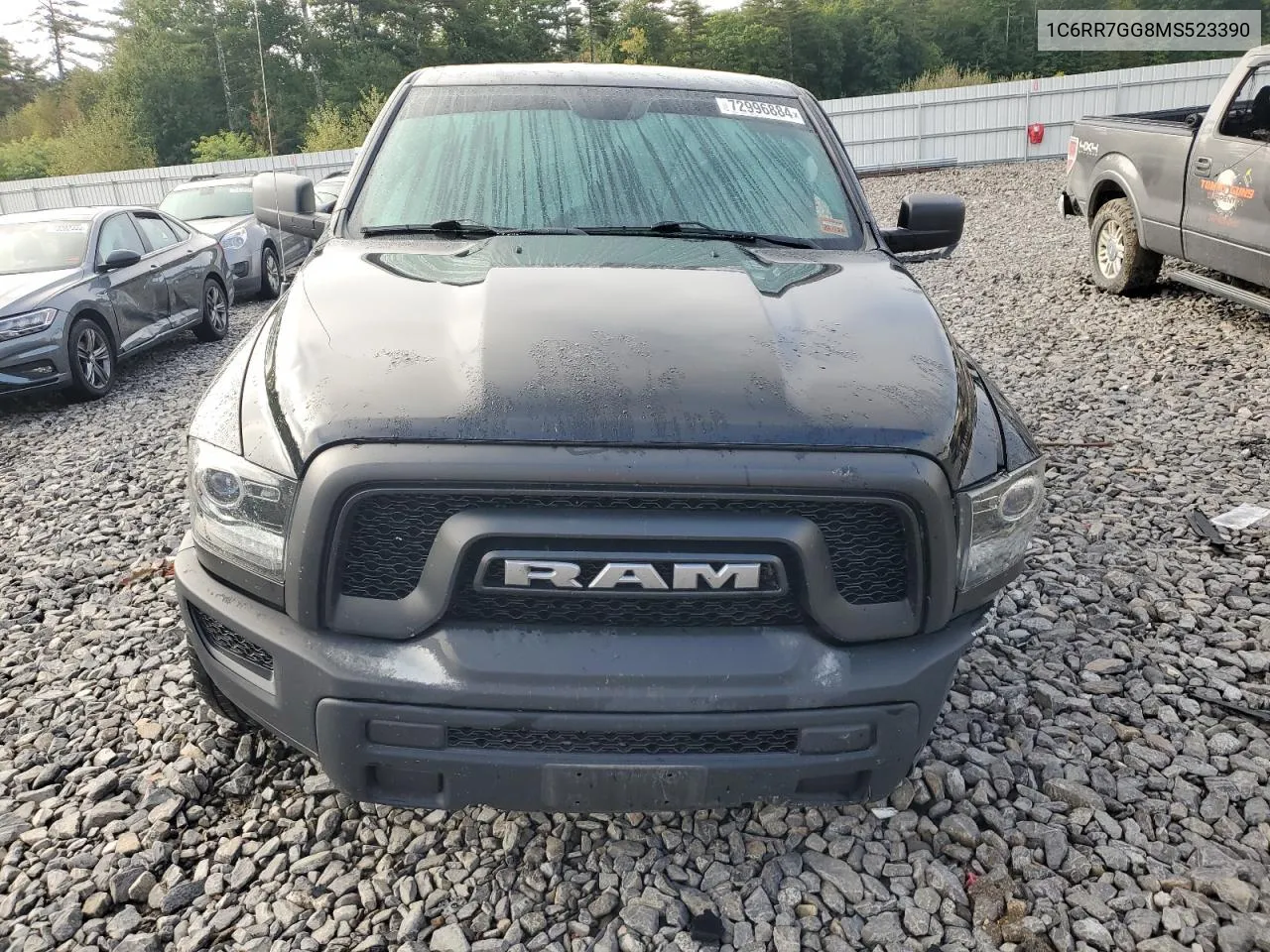 2021 Ram 1500 Classic Slt VIN: 1C6RR7GG8MS523390 Lot: 72996884