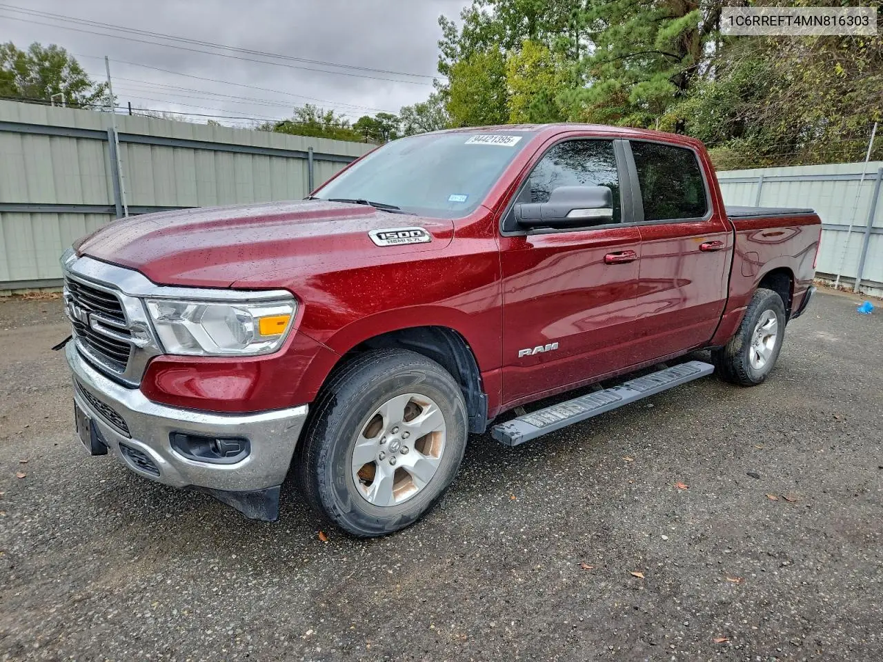 1C6RREFT4MN816303 2021 Ram 1500 Big Horn/Lone Star