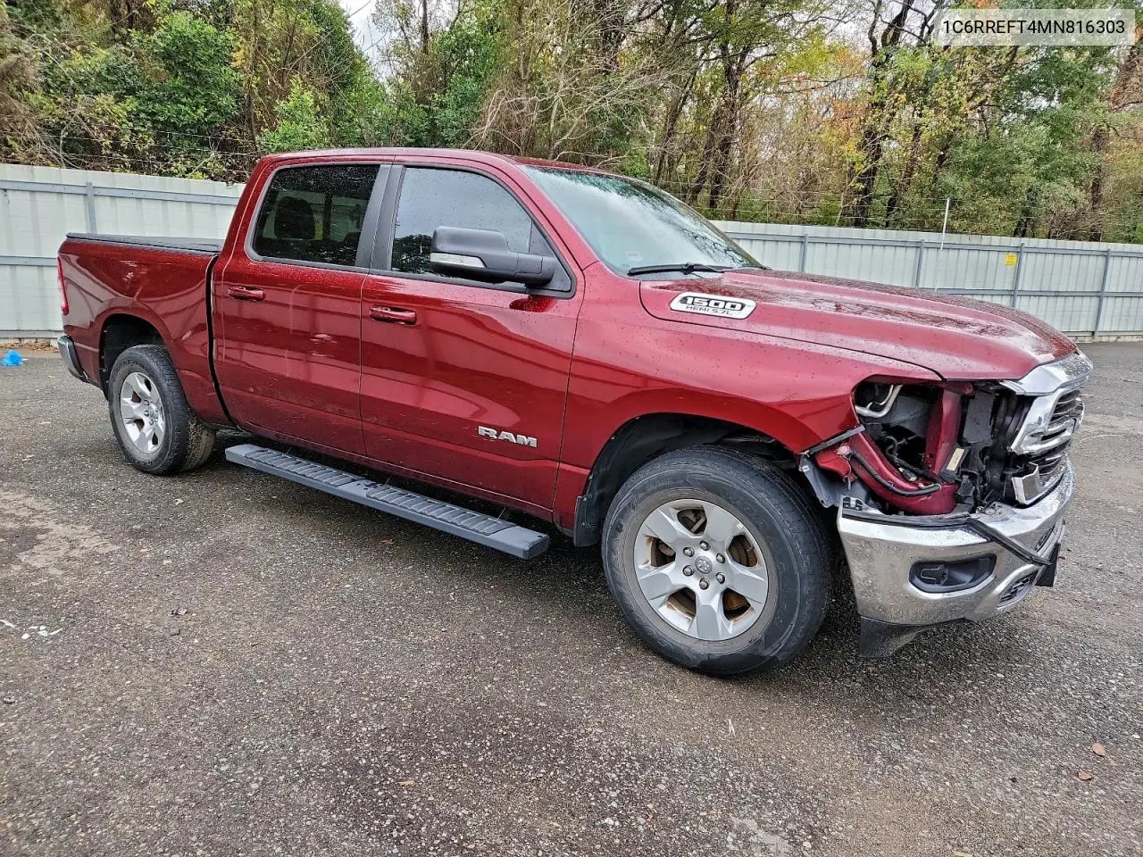 1C6RREFT4MN816303 2021 Ram 1500 Big Horn/Lone Star