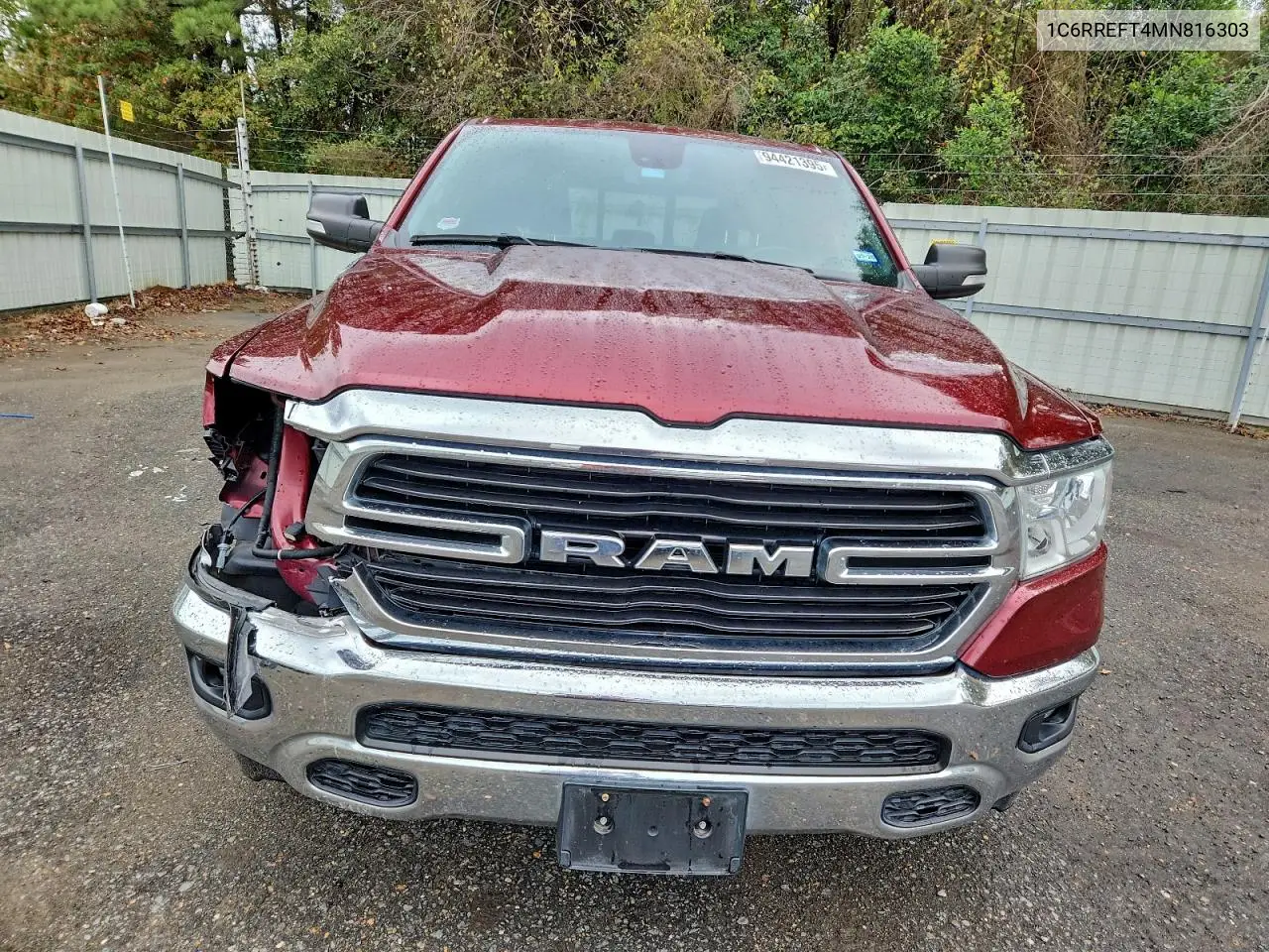 1C6RREFT4MN816303 2021 Ram 1500 Big Horn/Lone Star
