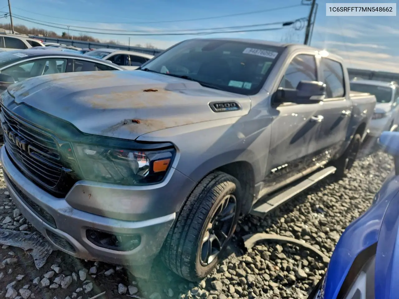 1C6SRFFT7MN548662 2021 Ram 1500 Big Horn/Lone Star