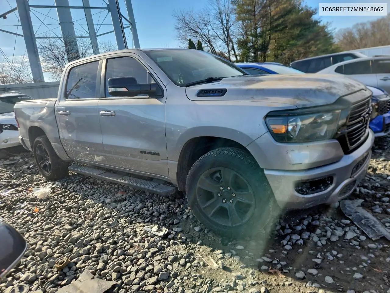 1C6SRFFT7MN548662 2021 Ram 1500 Big Horn/Lone Star