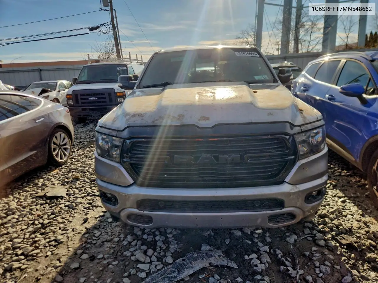 1C6SRFFT7MN548662 2021 Ram 1500 Big Horn/Lone Star
