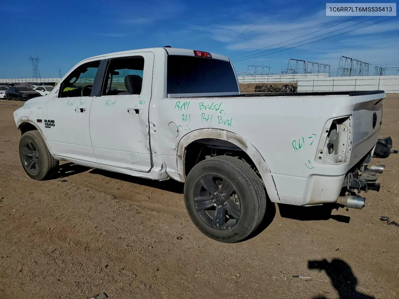 1C6RR7LT6MS535413 2021 Ram 1500 Classic Slt
