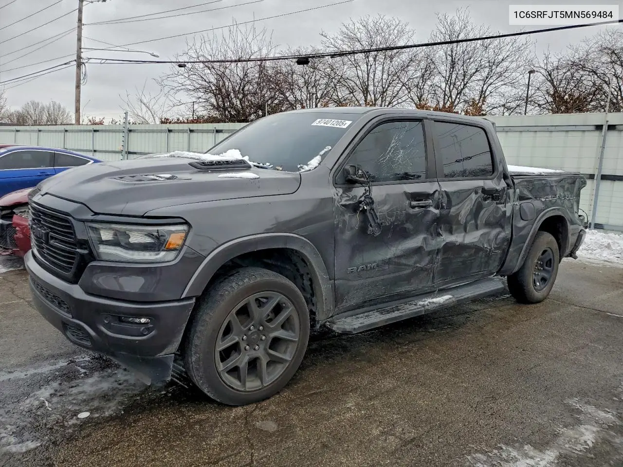 1C6SRFJT5MN569484 2021 Ram 1500 Laramie