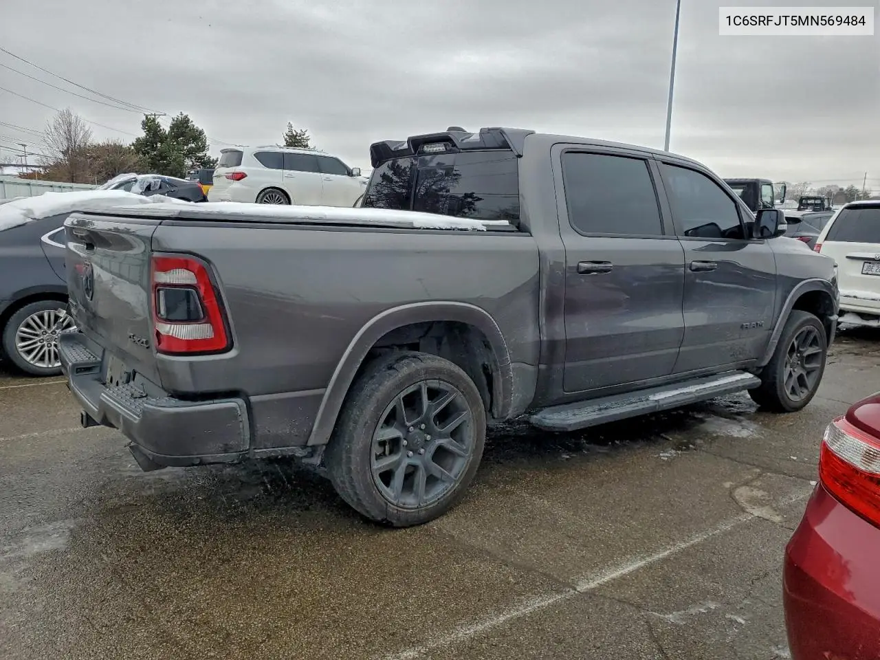 1C6SRFJT5MN569484 2021 Ram 1500 Laramie