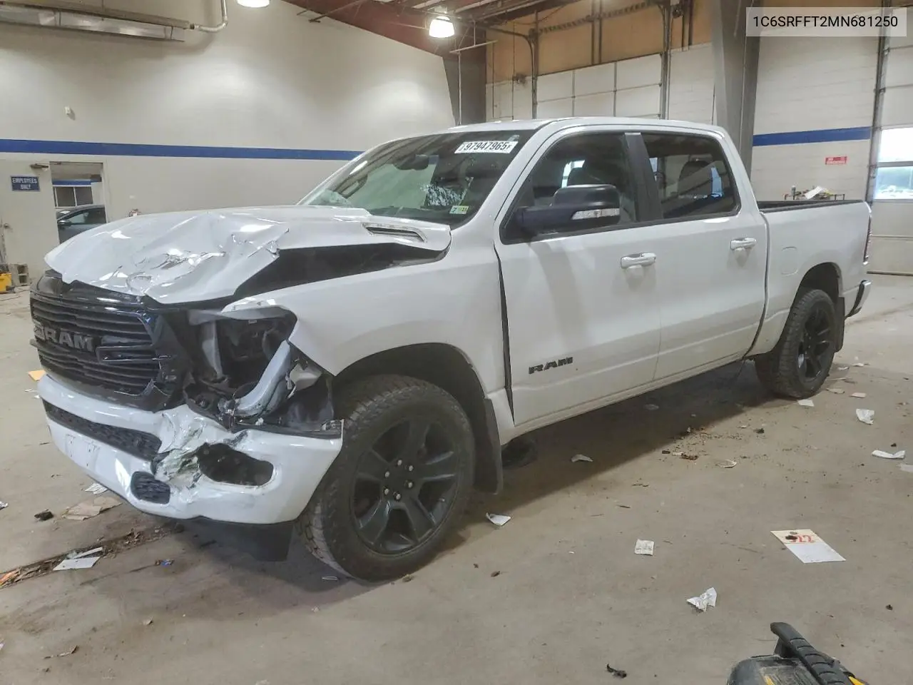 1C6SRFFT2MN681250 2021 Ram 1500 Big Horn/Lone Star