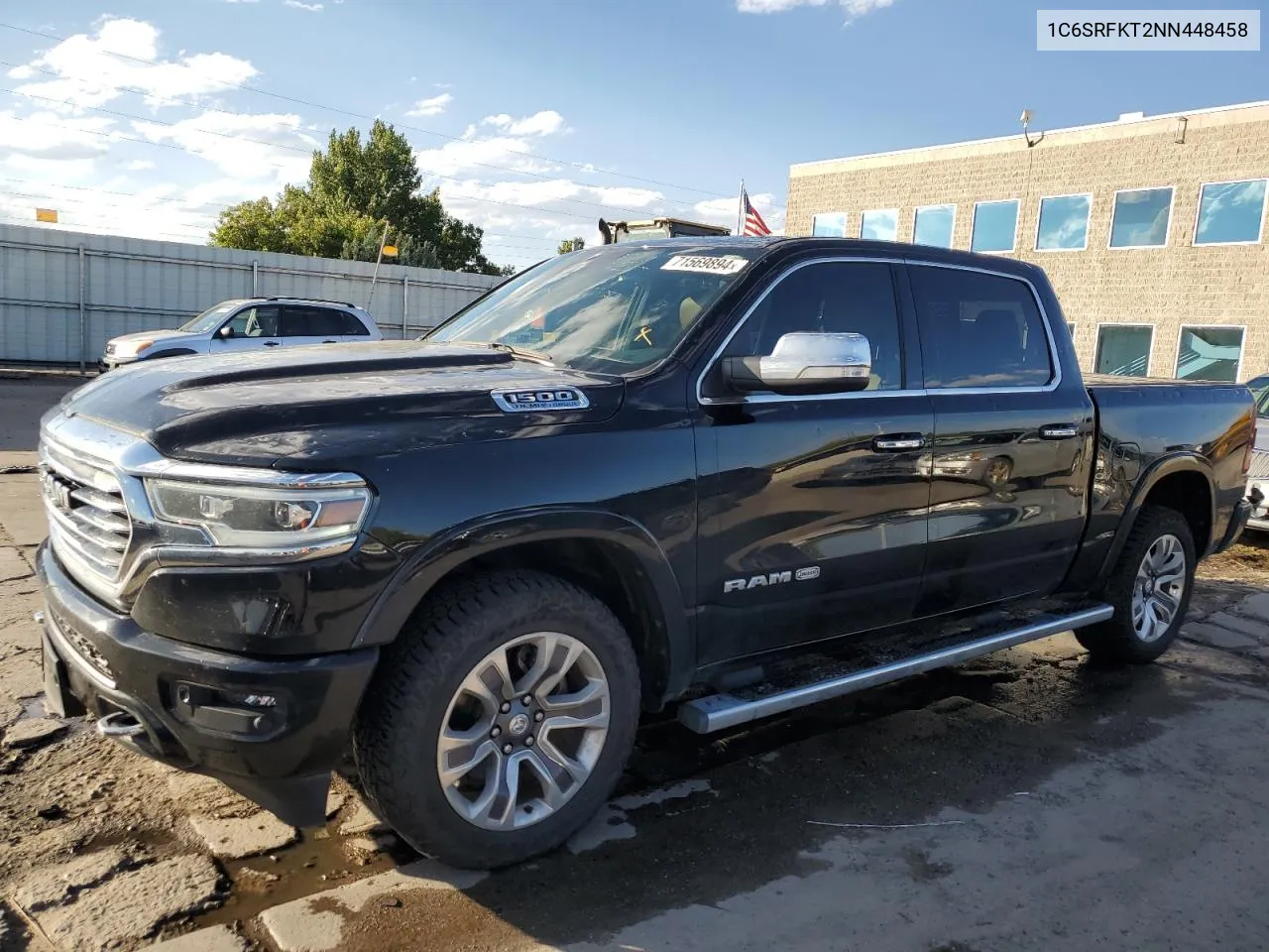 2022 Ram 1500 Longhorn VIN: 1C6SRFKT2NN448458 Lot: 71569894