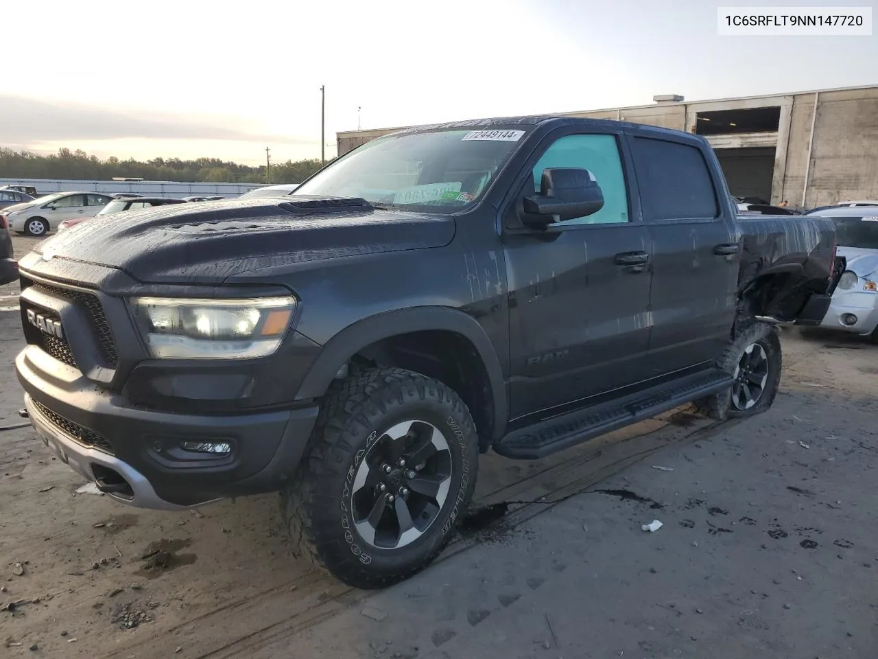 2022 Ram 1500 Rebel VIN: 1C6SRFLT9NN147720 Lot: 72449144