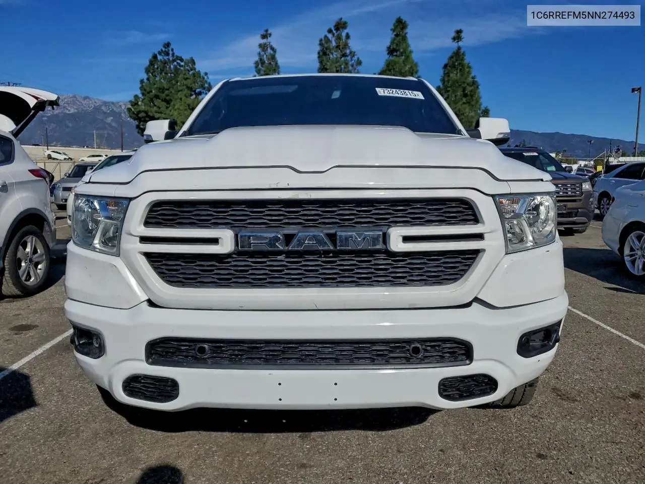 1C6RREFM5NN274493 2022 Ram 1500 Big Horn/Lone Star
