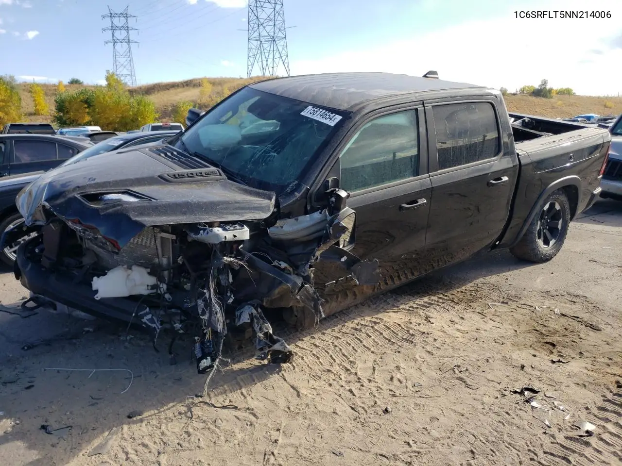 1C6SRFLT5NN214006 2022 Ram 1500 Rebel