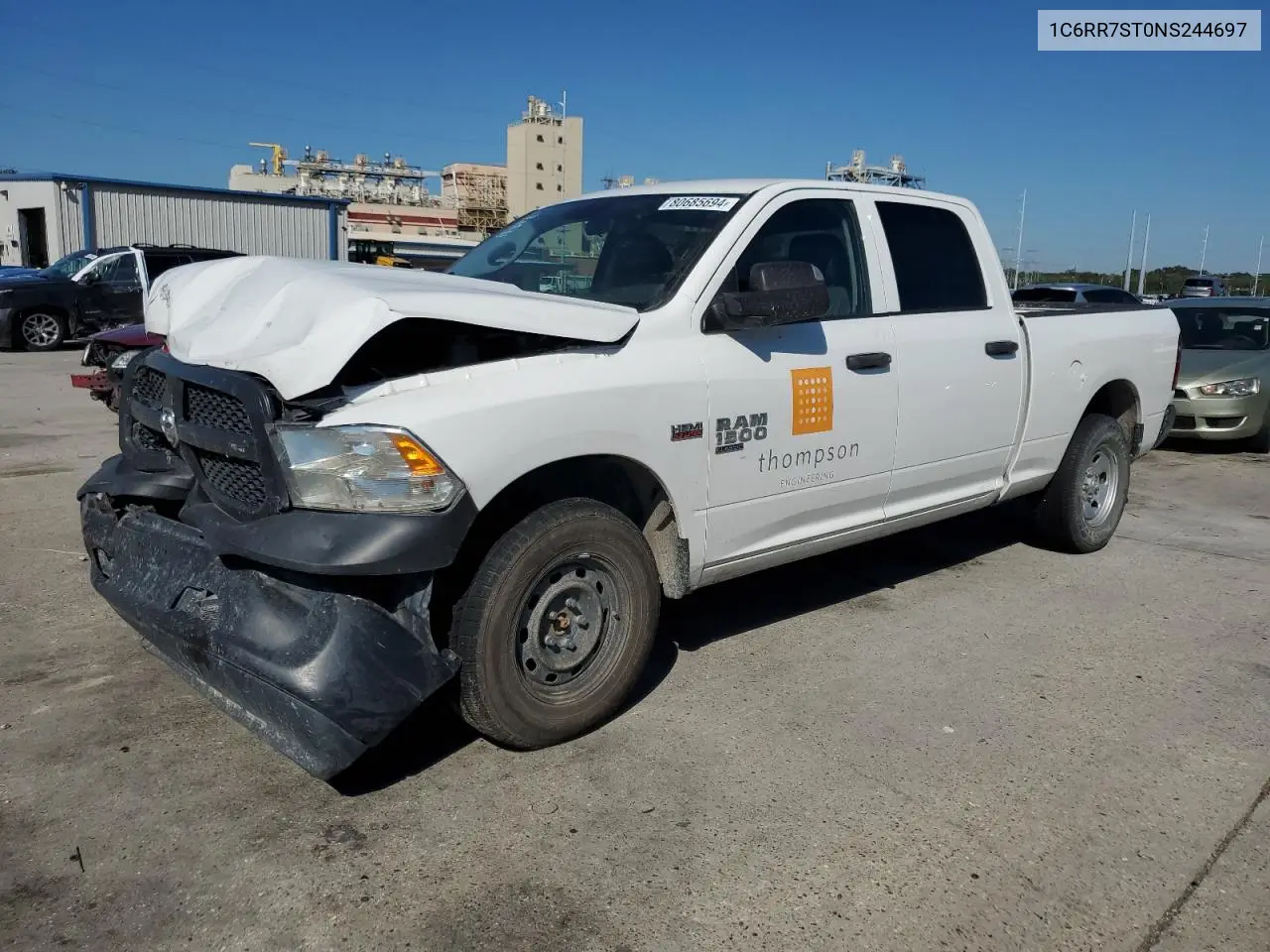 1C6RR7ST0NS244697 2022 Ram 1500 Classic Tradesman