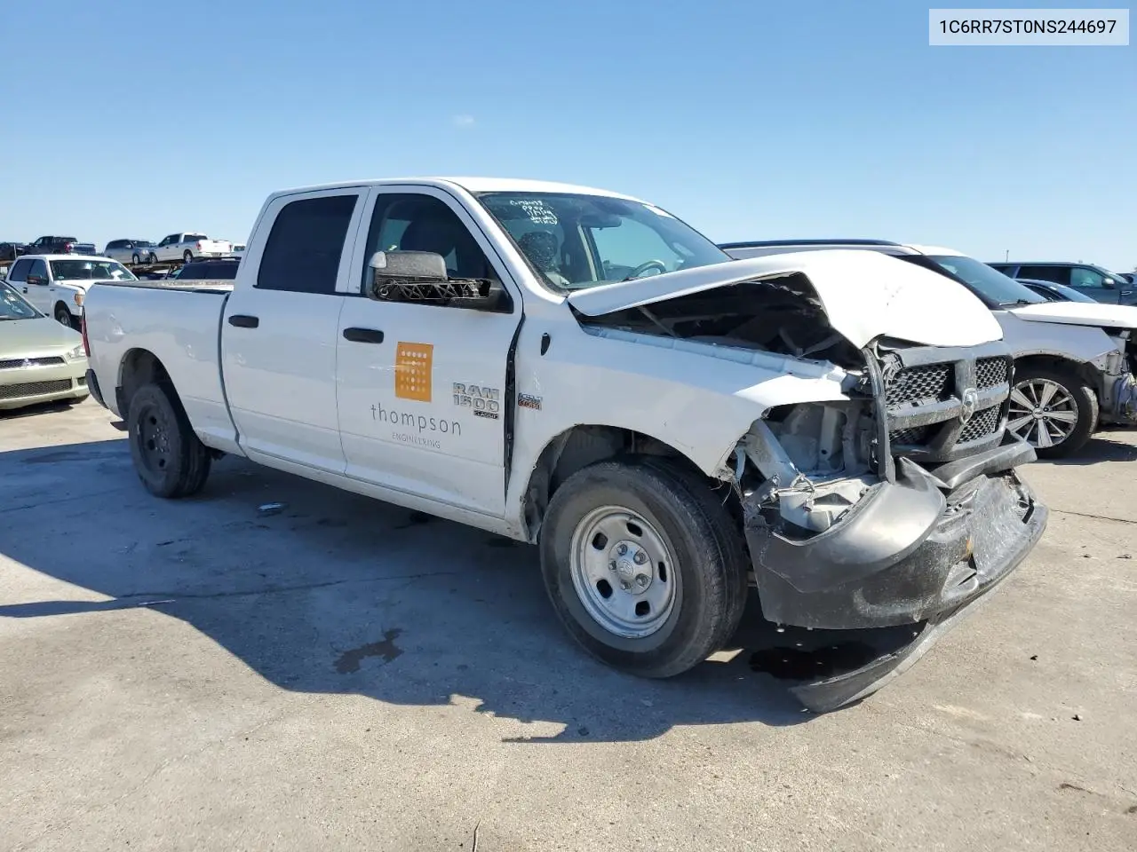 1C6RR7ST0NS244697 2022 Ram 1500 Classic Tradesman