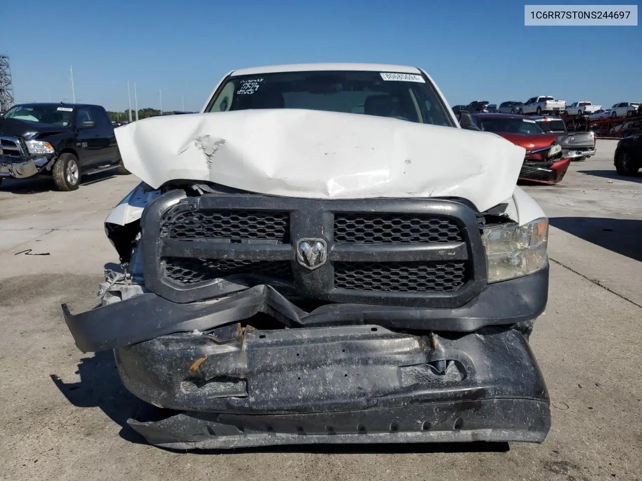 1C6RR7ST0NS244697 2022 Ram 1500 Classic Tradesman