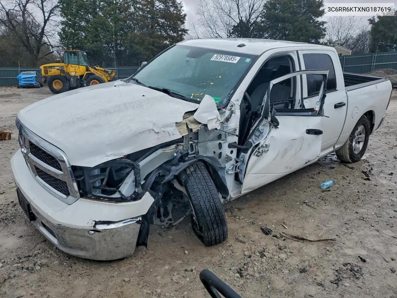 3C6RR6KTXNG187619 2022 Ram 1500 Classic Tradesman