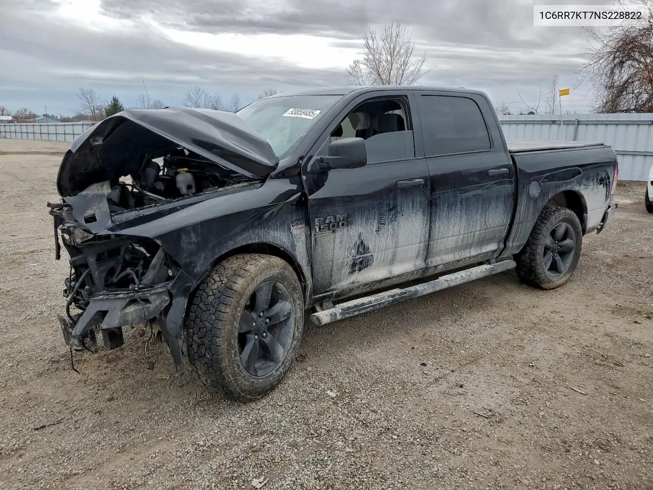 1C6RR7KT7NS228822 2022 Ram 1500 Classic Tradesman