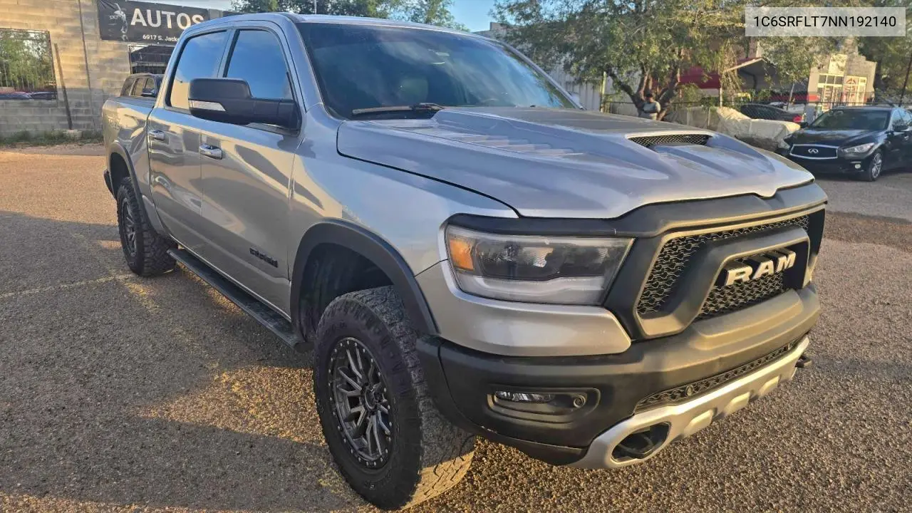 1C6SRFLT7NN192140 2022 Ram 1500 Rebel