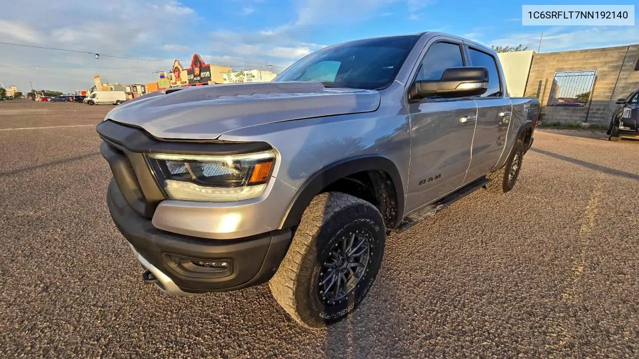 1C6SRFLT7NN192140 2022 Ram 1500 Rebel