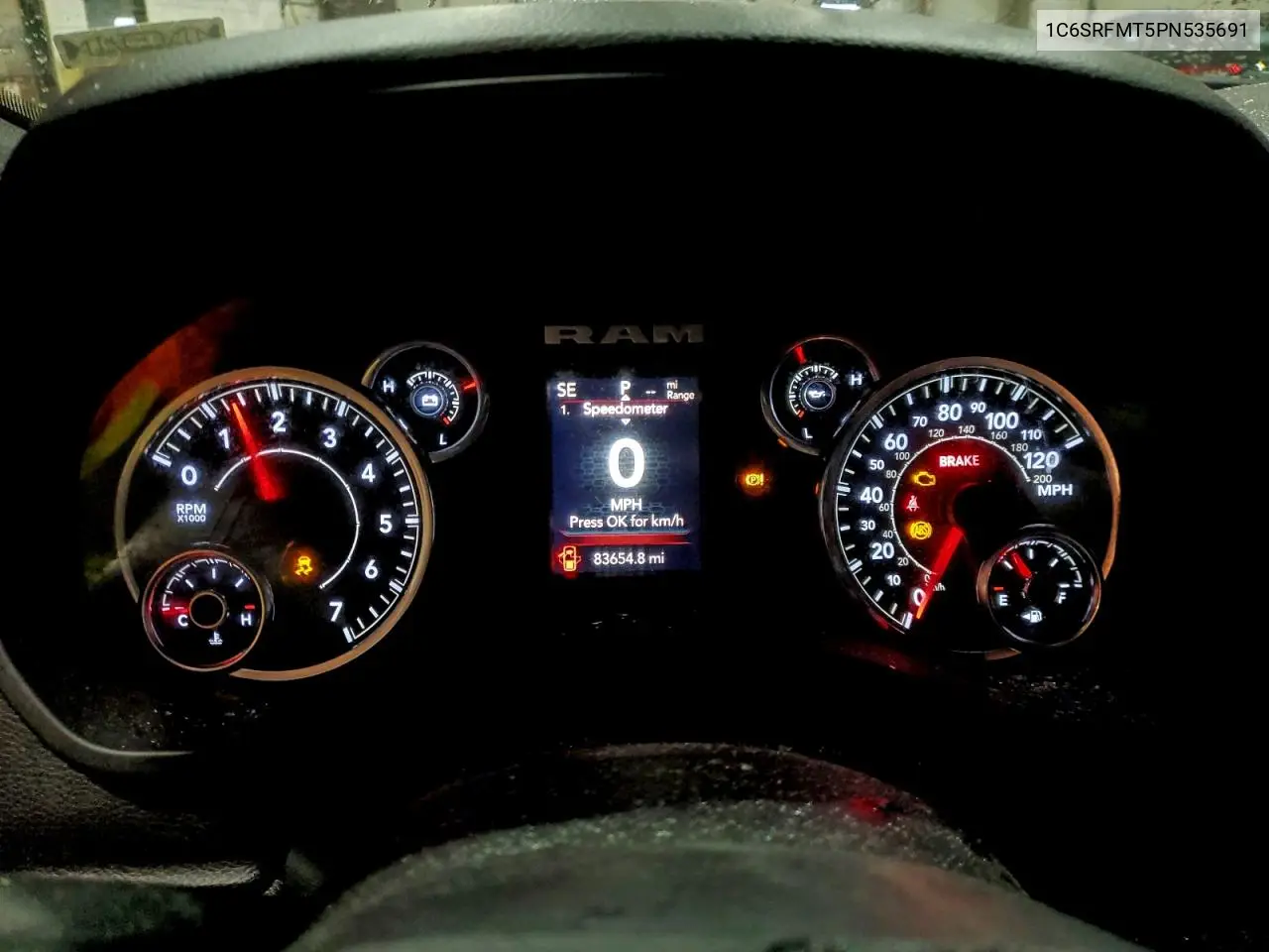 1C6SRFMT5PN535691 2023 Ram 1500 Big Horn/Lone Star