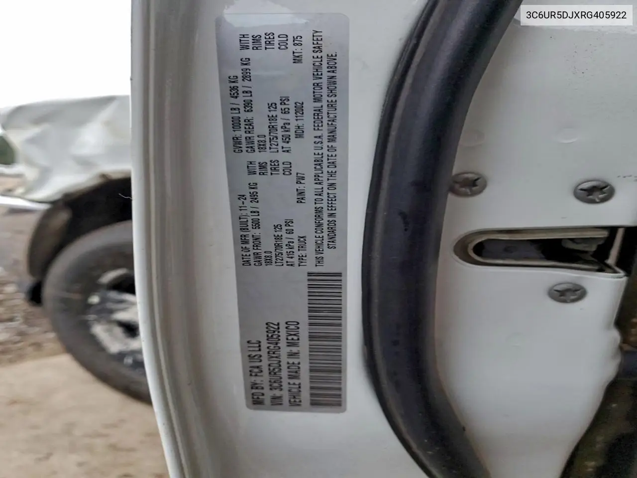 3C6UR5DJXRG405922 2024 Ram 2500 Big Horn