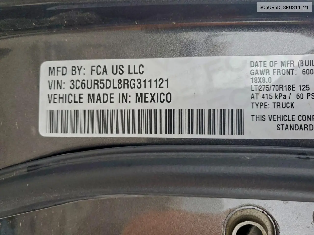 3C6UR5DL8RG311121 2024 Ram 2500 Big Horn