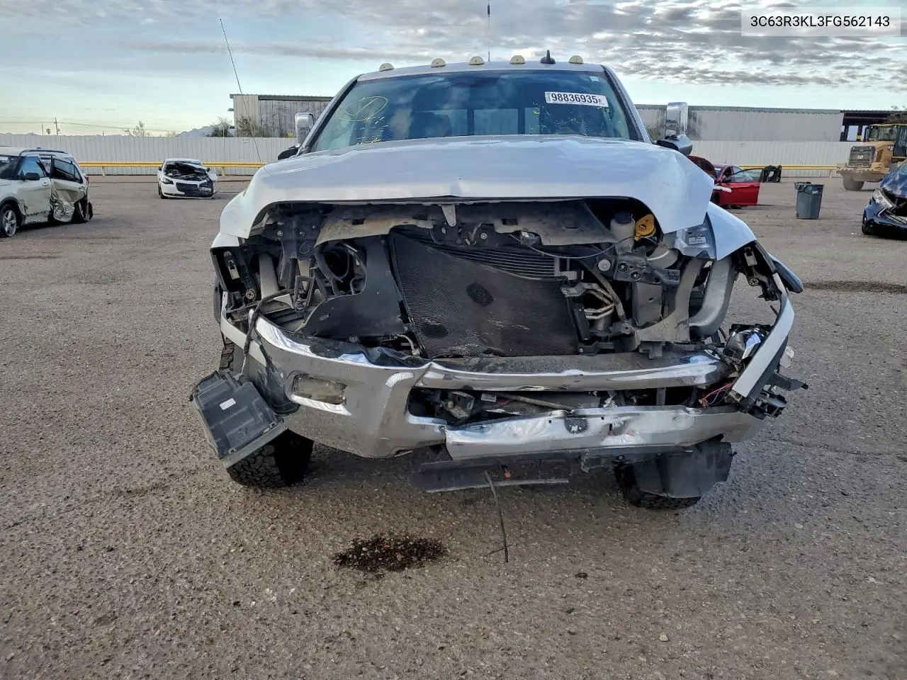 3C63R3KL3FG562143 2015 Ram 3500 Longhorn