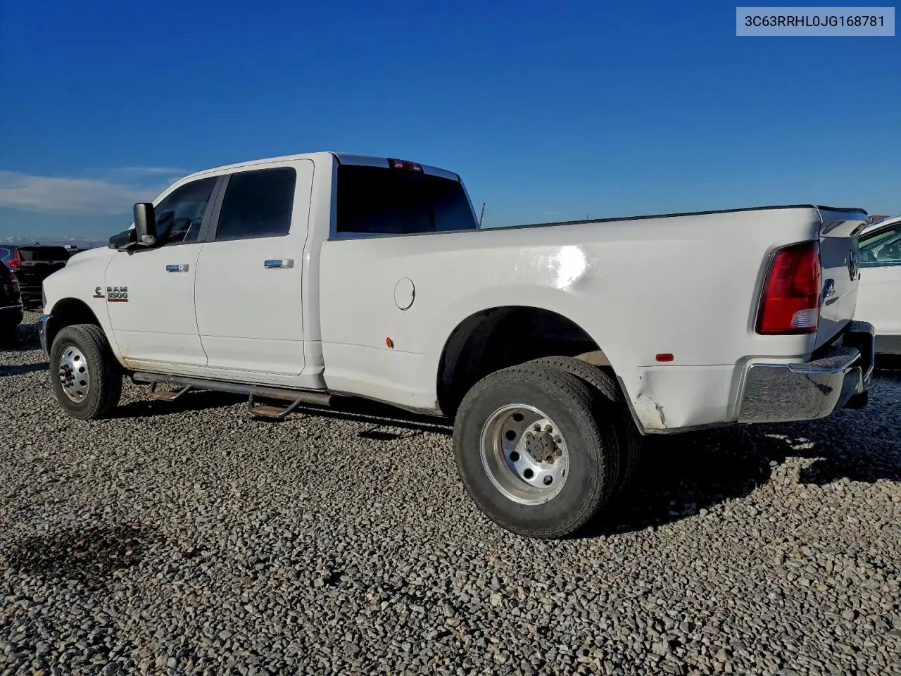 3C63RRHL0JG168781 2018 Ram 3500 Slt