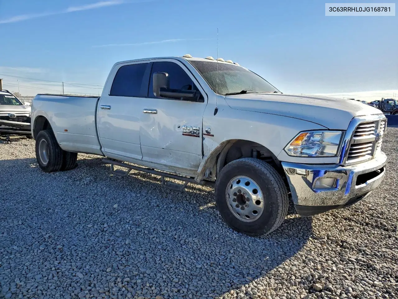 3C63RRHL0JG168781 2018 Ram 3500 Slt