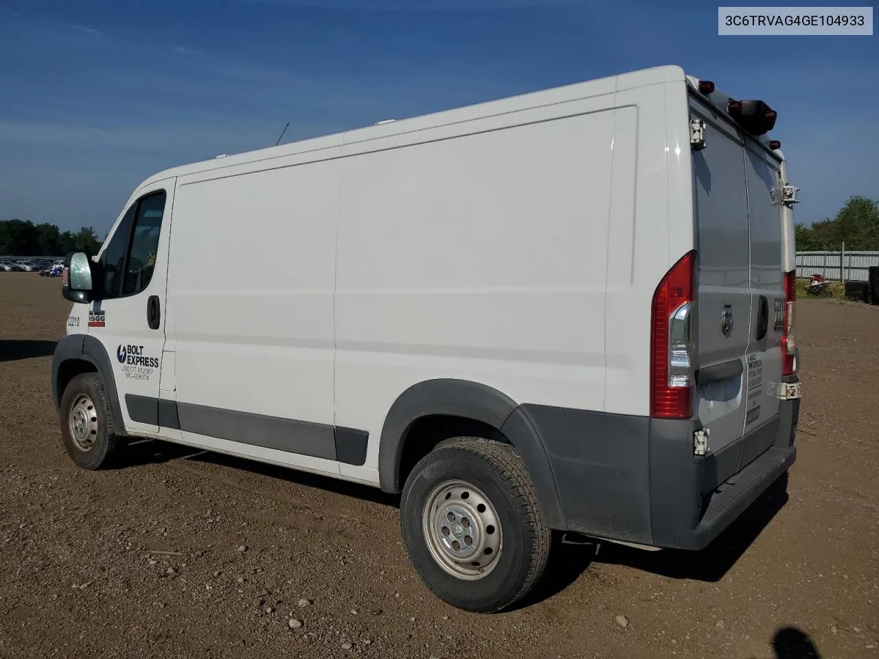 3C6TRVAG4GE104933 2016 Ram Promaster 1500 1500 Standard